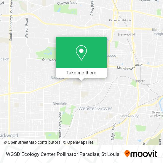 Mapa de WGSD Ecology Center Pollinator Paradise
