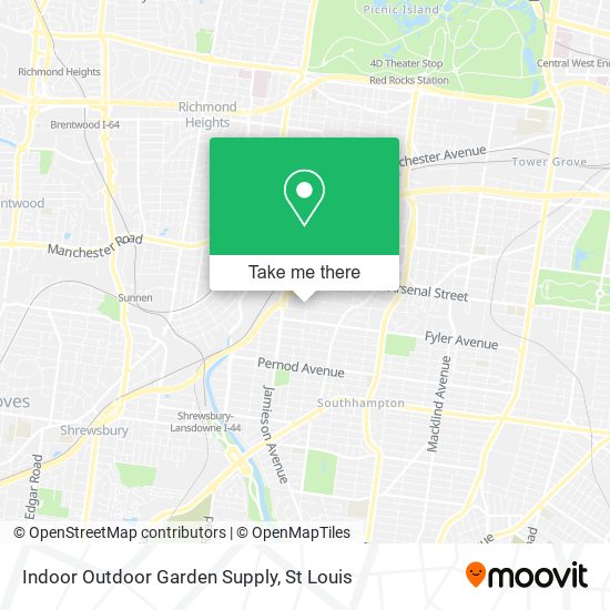 Indoor Outdoor Garden Supply map