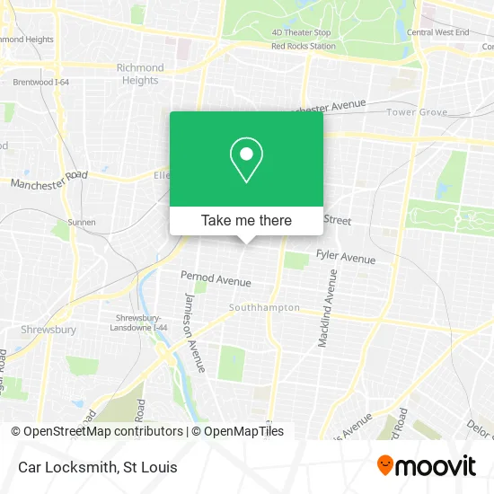 Car Locksmith map