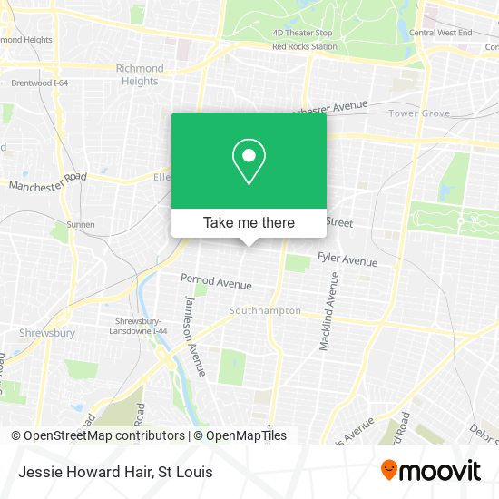 Jessie Howard Hair map
