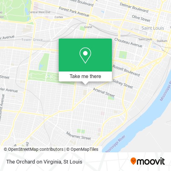 The Orchard on Virginia map
