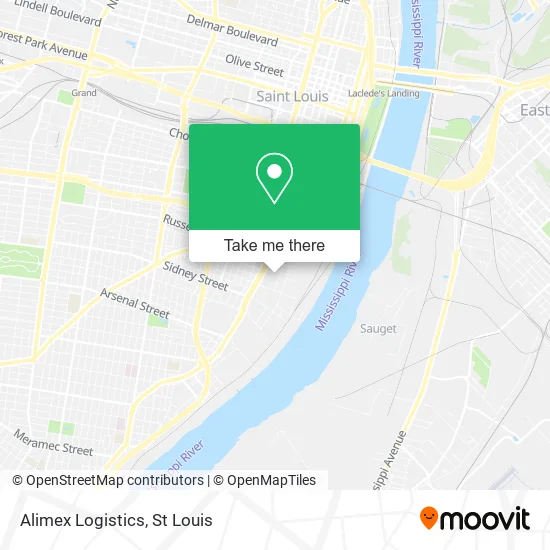 Alimex Logistics map