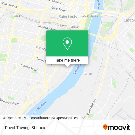 David Towing map