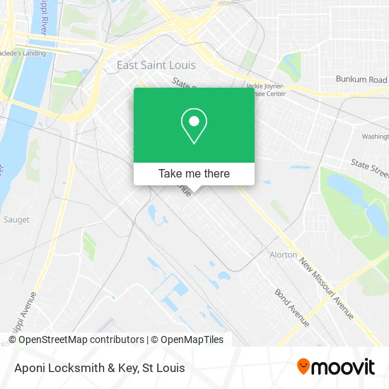 Aponi Locksmith & Key map