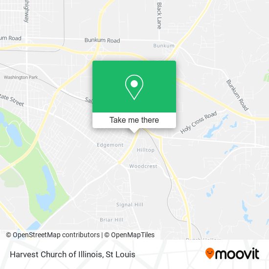 Harvest Church of Illinois map