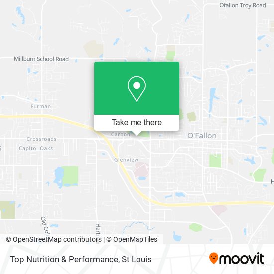 Mapa de Top Nutrition & Performance