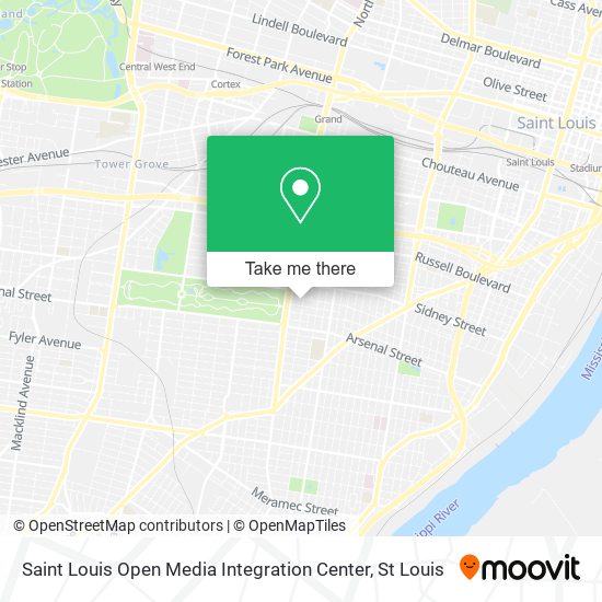 Mapa de Saint Louis Open Media Integration Center