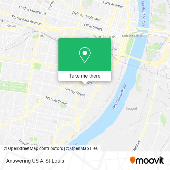 Answering US A map