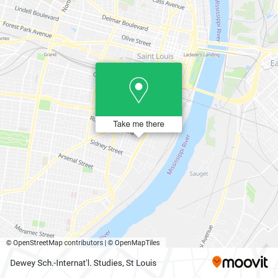 Dewey Sch.-Internat'l. Studies map