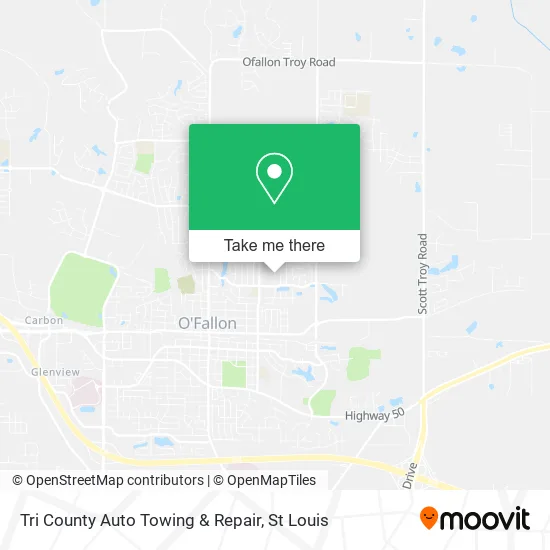 Tri County Auto Towing & Repair map