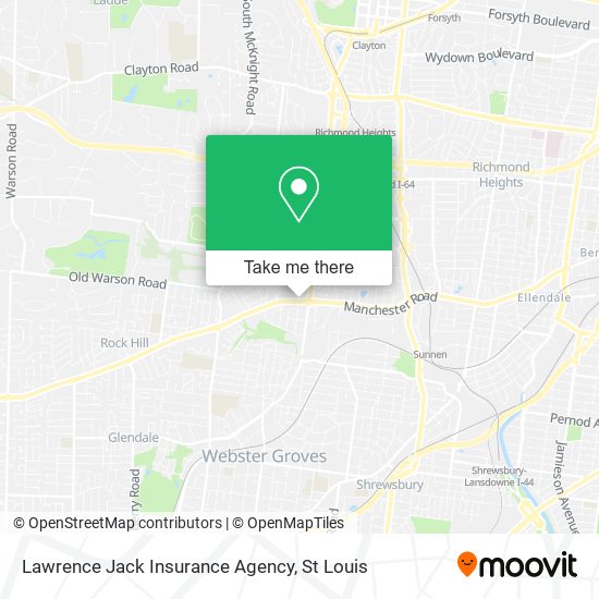 Mapa de Lawrence Jack Insurance Agency
