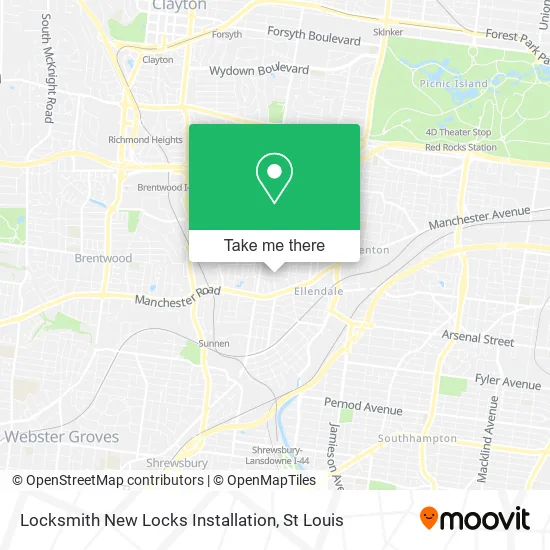 Locksmith New Locks Installation map