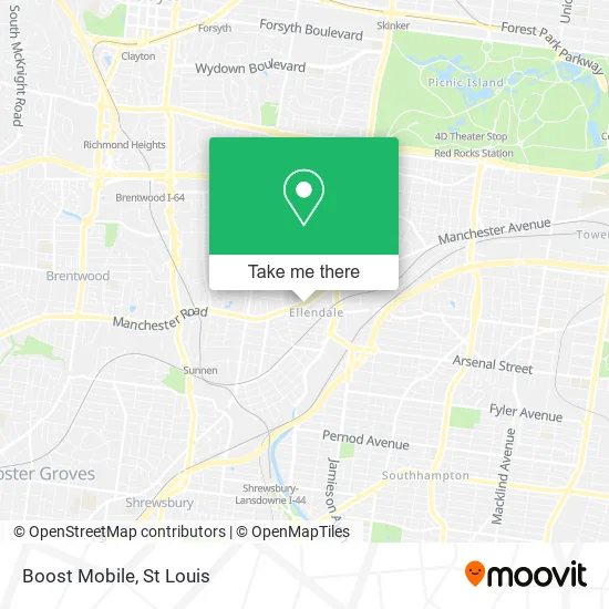 Boost Mobile map
