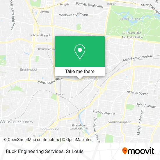 Buck Engineering Services map
