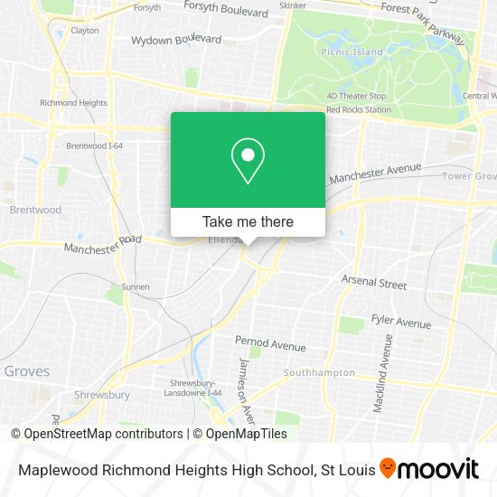 Maplewood Richmond Heights High School map