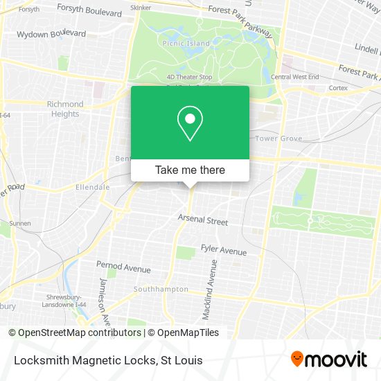 Locksmith Magnetic Locks map