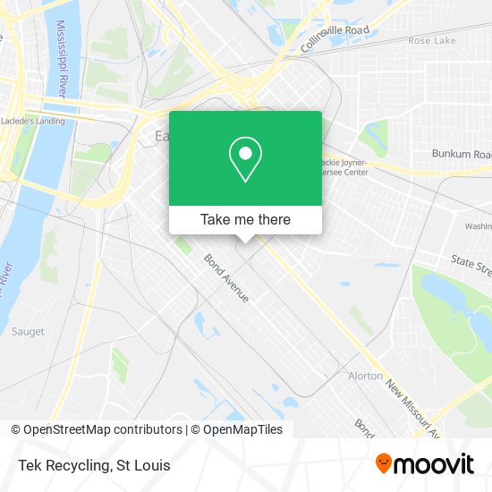 Mapa de Tek Recycling