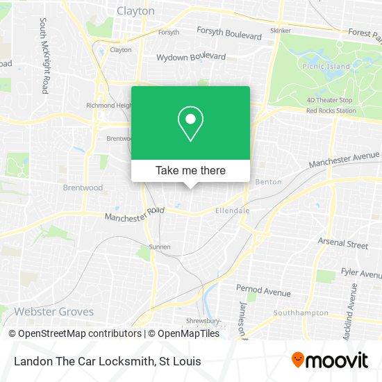 Mapa de Landon The Car Locksmith