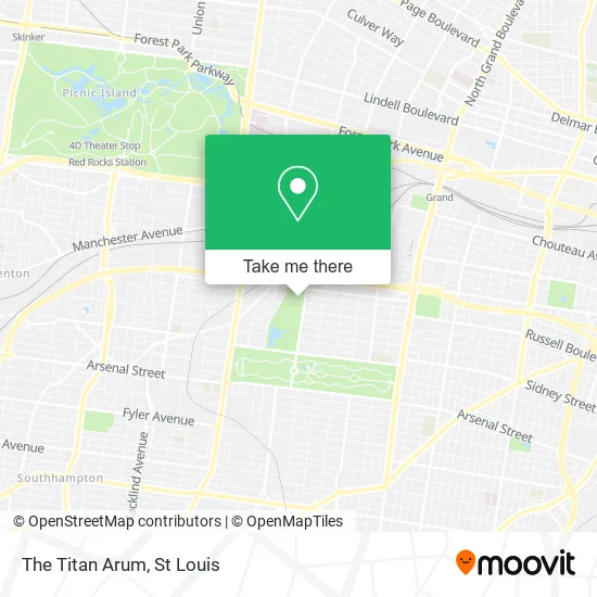 The Titan Arum map