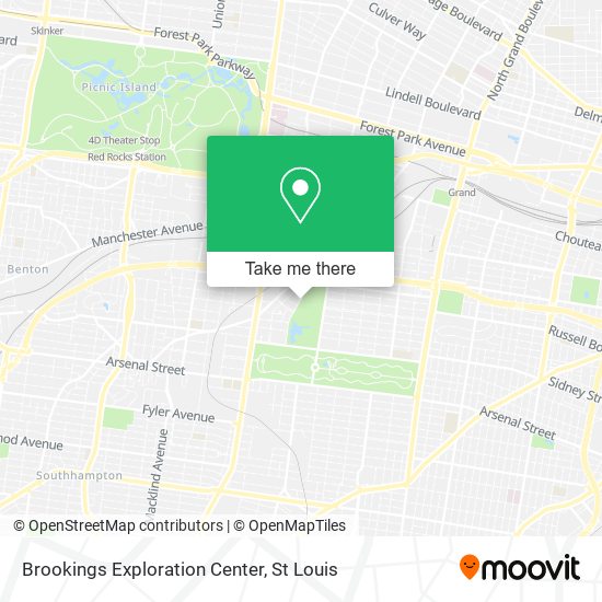 Brookings Exploration Center map