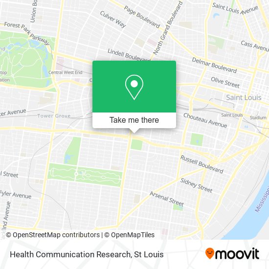 Health Communication Research map