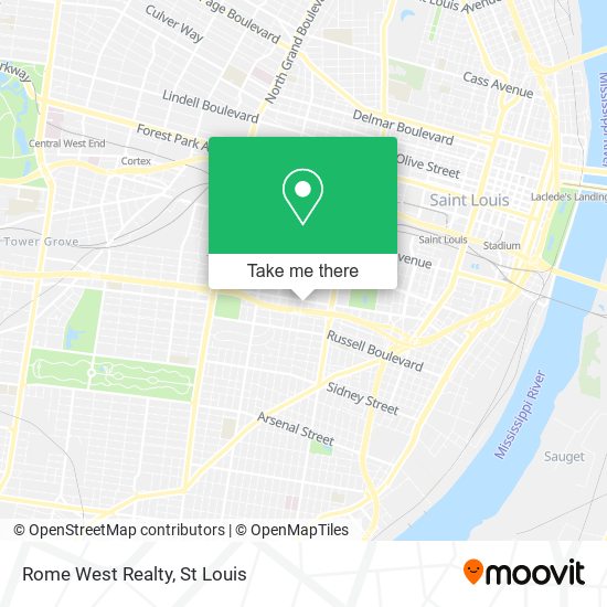 Rome West Realty map