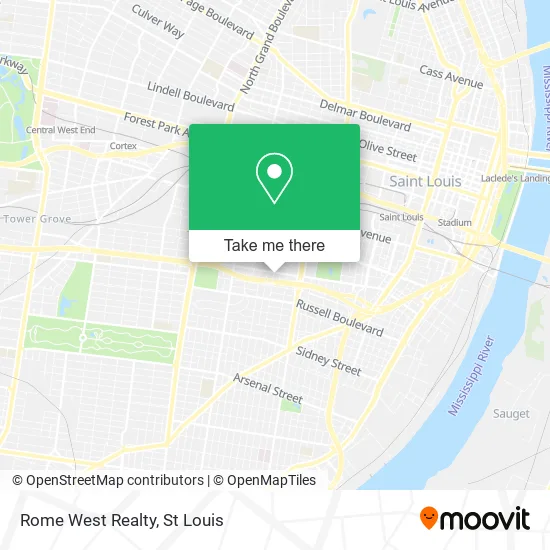 Rome West Realty map