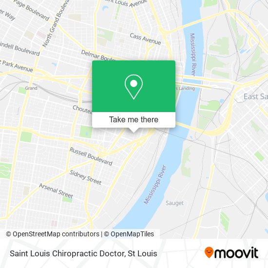 Mapa de Saint Louis Chiropractic Doctor