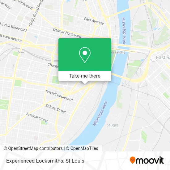 Experienced Locksmiths map