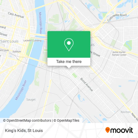 King's Kids map