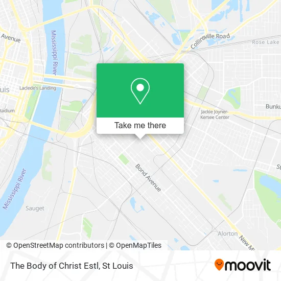 The Body of Christ Estl map