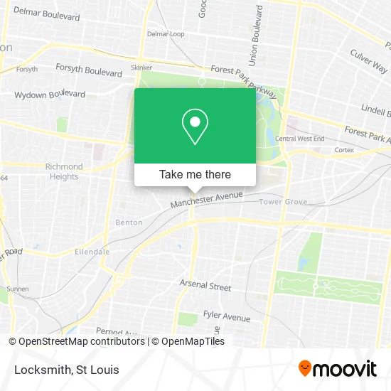 Locksmith map