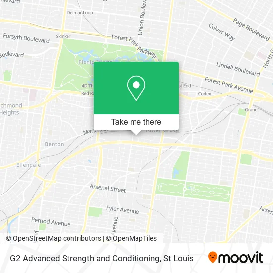 Mapa de G2 Advanced Strength and Conditioning