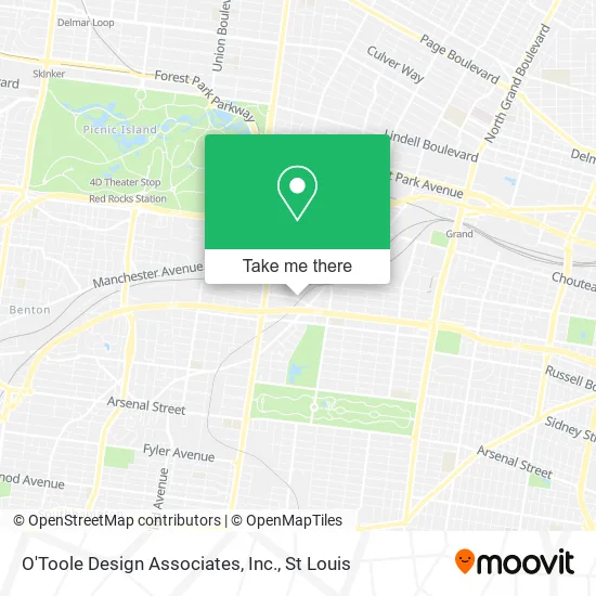 O'Toole Design Associates, Inc. map