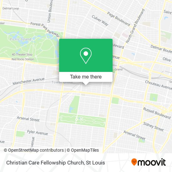 Mapa de Christian Care Fellowship Church