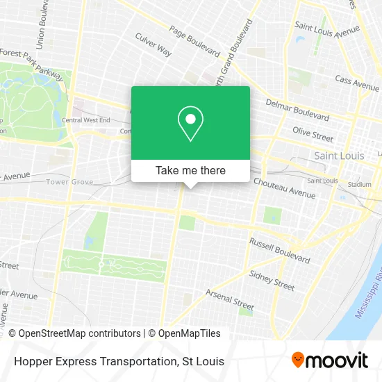 Hopper Express Transportation map