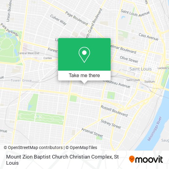 Mount Zion Baptist Church Christian Complex map