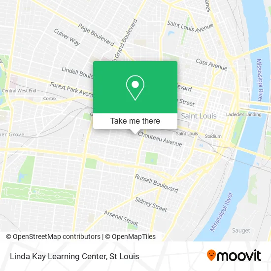 Linda Kay Learning Center map