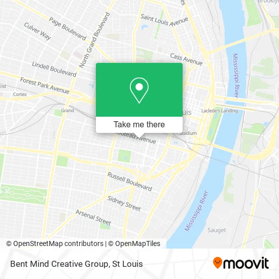 Bent Mind Creative Group map