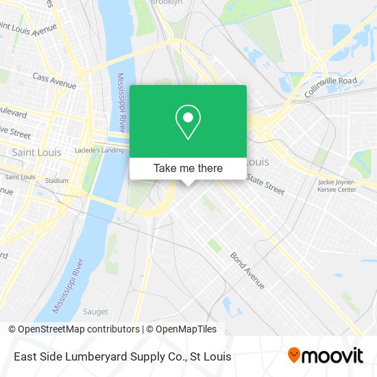 East Side Lumberyard Supply Co. map