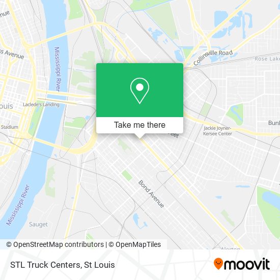 Mapa de STL Truck Centers