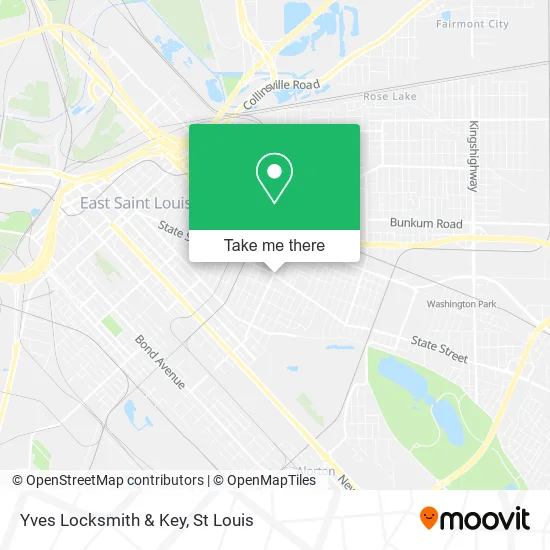 Yves Locksmith & Key map