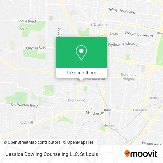 Mapa de Jessica Dowling Counseling LLC