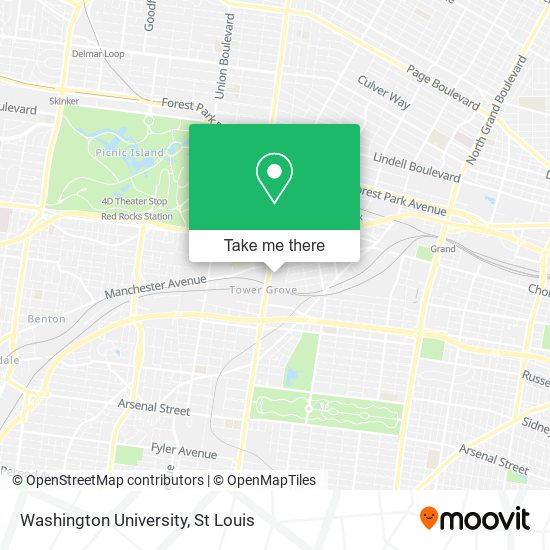 Washington University map