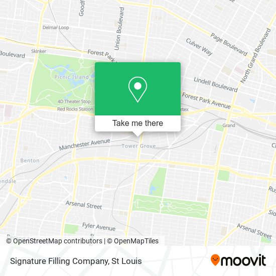 Signature Filling Company map