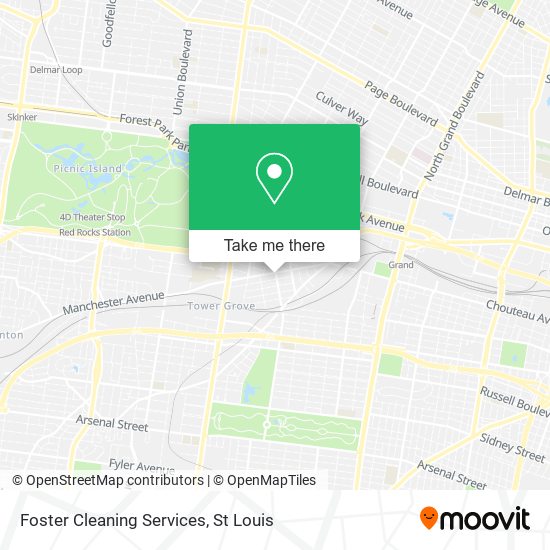 Foster Cleaning Services map