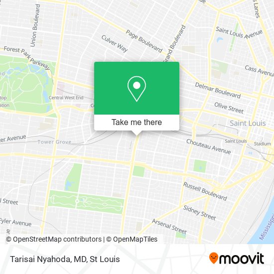 Tarisai Nyahoda, MD map
