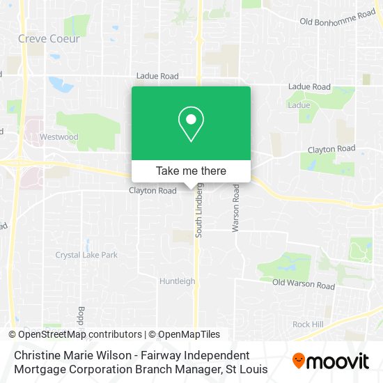 Christine Marie Wilson - Fairway Independent Mortgage Corporation Branch Manager map