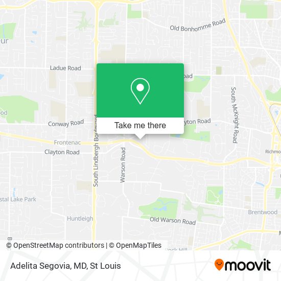 Adelita Segovia, MD map