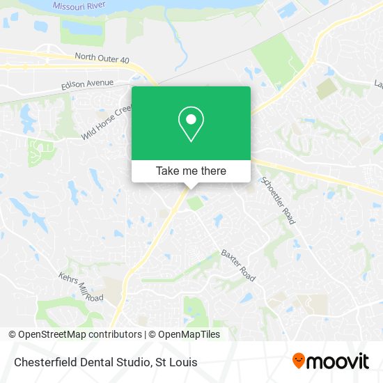 Chesterfield Dental Studio map